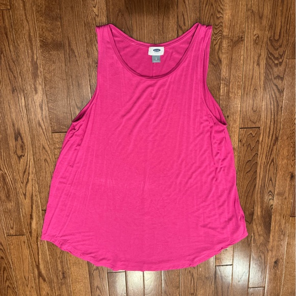 Old Navy | Bright Pink Swing Tank Large - Picture 1 of 2